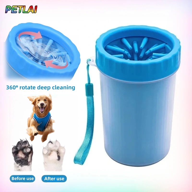 Dog Paw Cleaner - Hunde-Pfotenreiniger: Rotierender Tiefenreinigungsbecher für Pfoten, automatischer