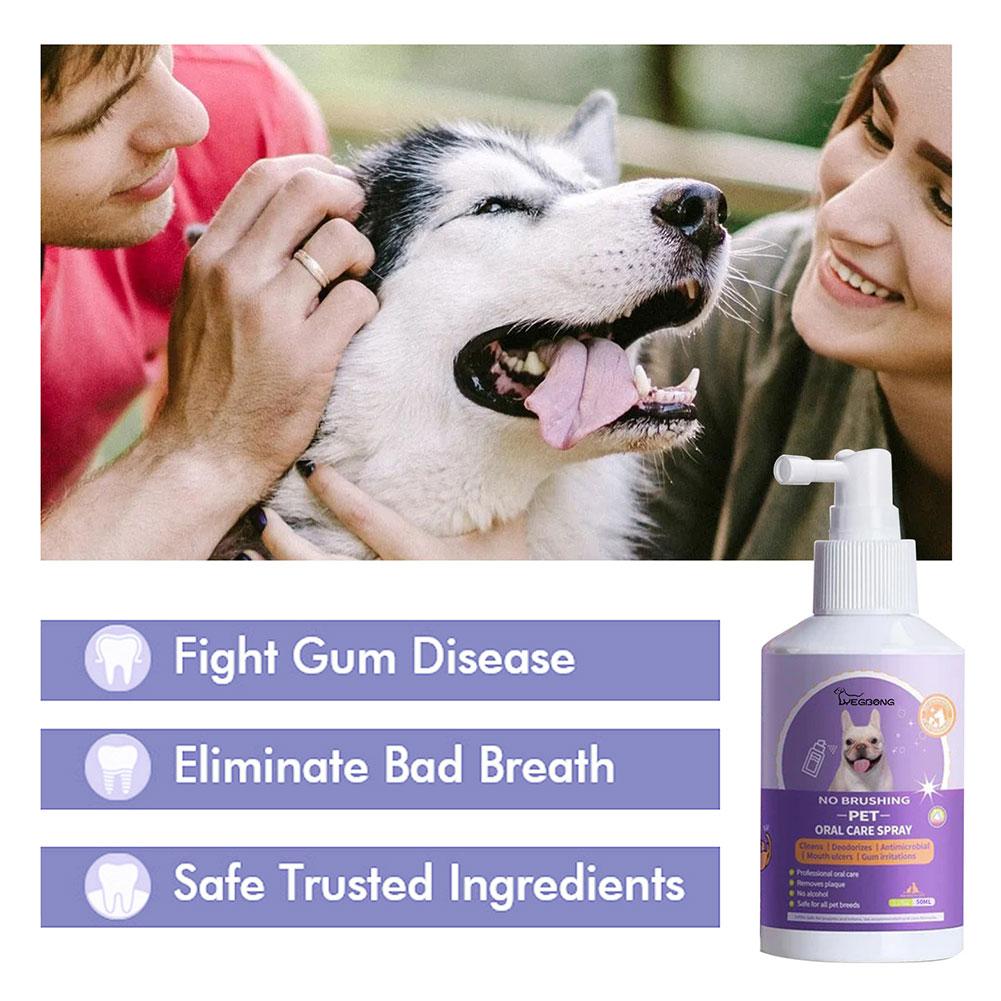 Pet Supplies App - Mundreinigungsspray für Haustiere, Hunde und Katzen,