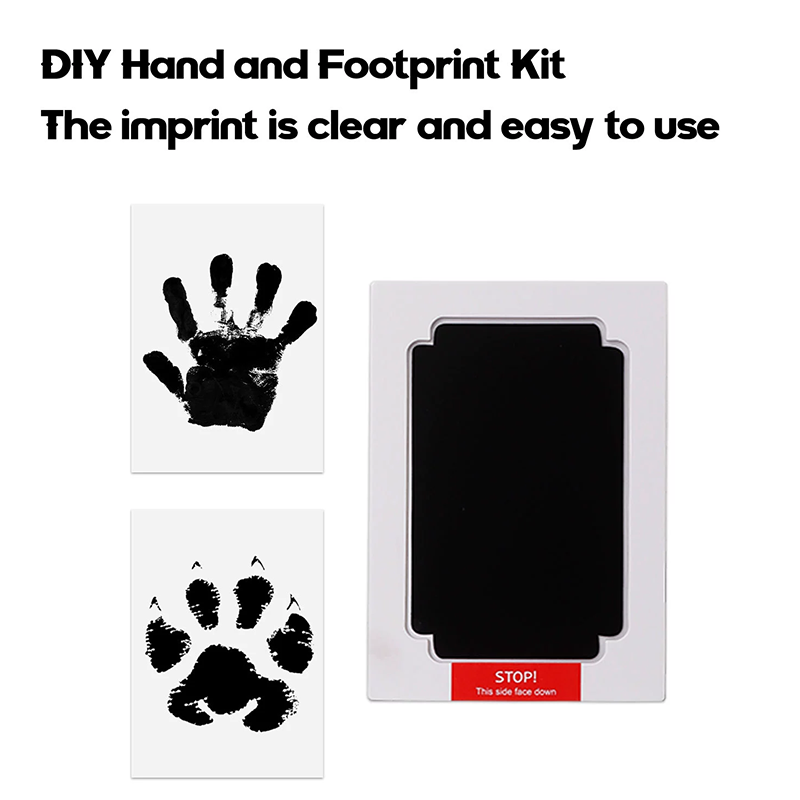 Dog Paw Cleaner - Ungiftiges Baby Hand- und Fußabdruck-Set Haustier