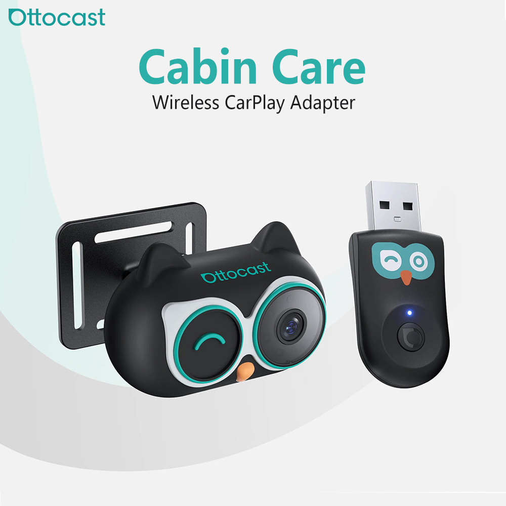 Pet Supplies Delivery - Ottocast Cabin Care Drahtloser CarPlay-Adapter, Auto-Rücksitzkamera