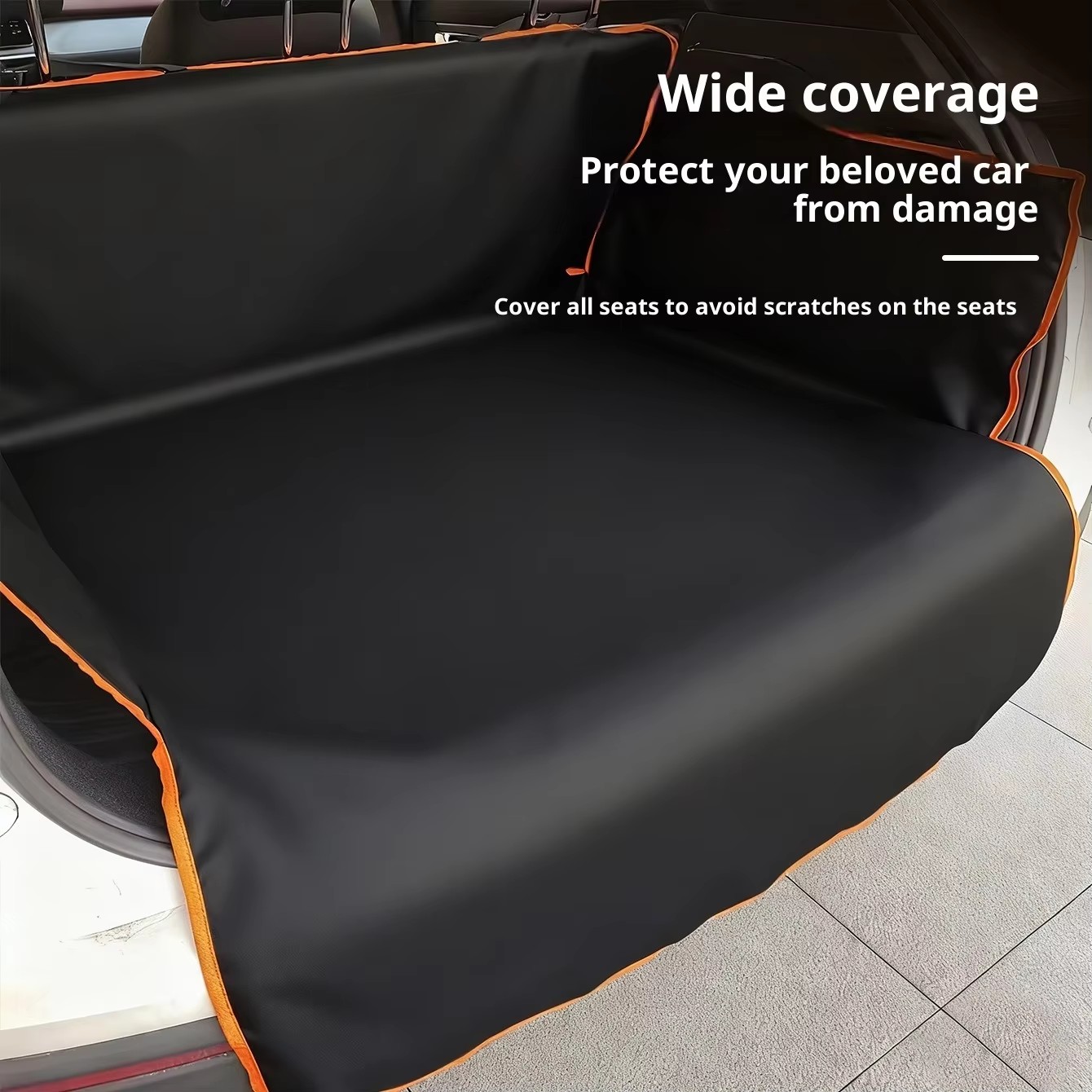 Dog Raincoat - SUV Kofferraummatte - Wasserdichter Kofferraum-Sitzbezug für