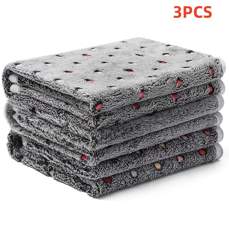 Pet Supplies App - 3PCS Weiche Flauschige Haustier Decke Nette