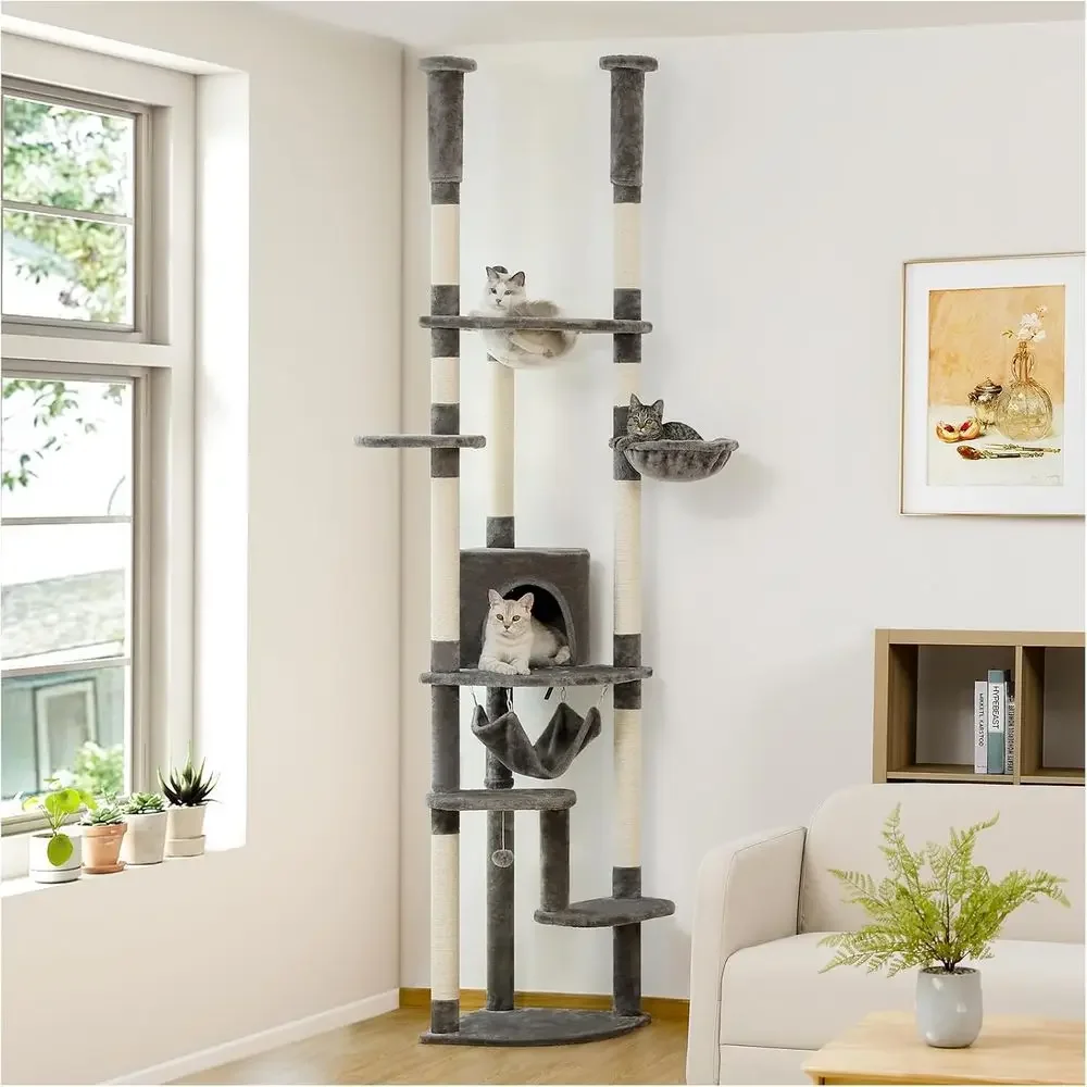 Höhenverstellbarer Katzenturm: – Cat Scratching Post Bewertung und Preis