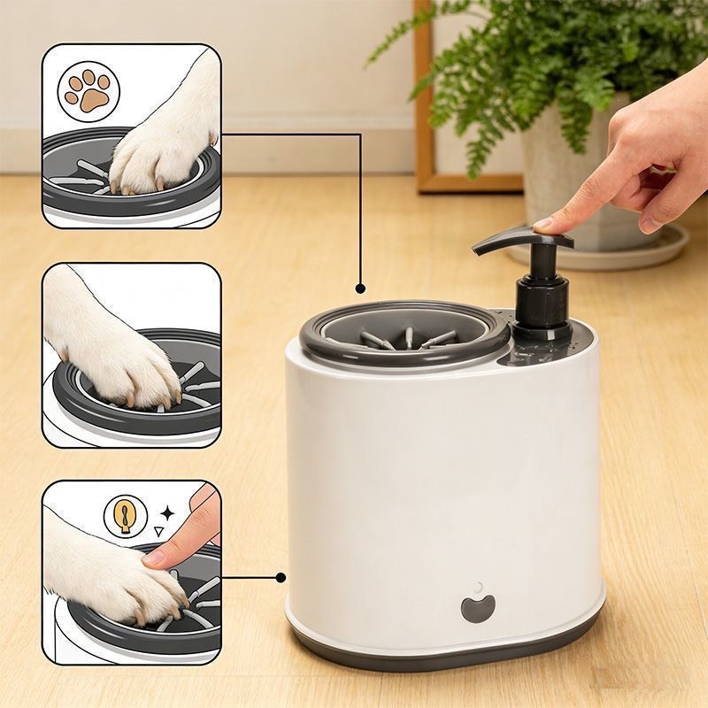 Automatische Fußwaschmaschine  – Dog Paw Cleaner Bewertung und Preis