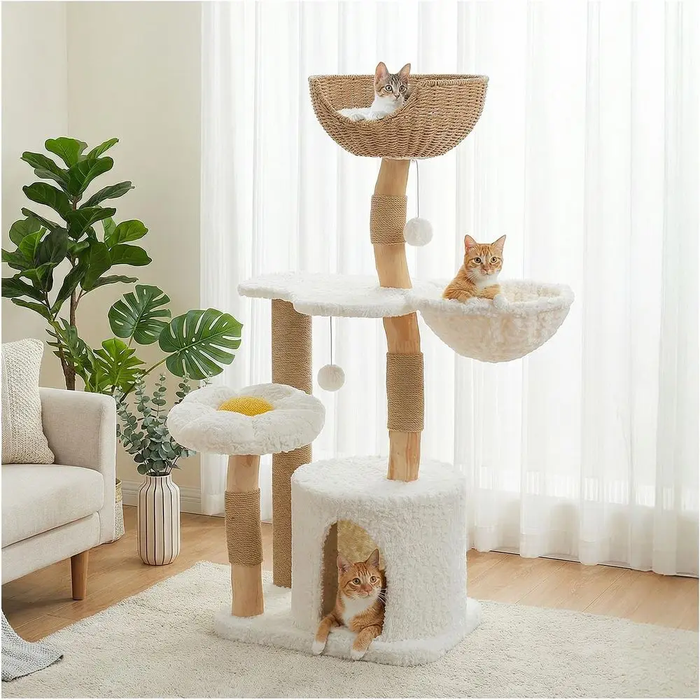 48,5 cm Hoher Massivholz-Katze – Cat Scratching Post Bewertung und Preis